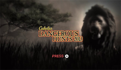 Cabela's Dangerous Hunts 2013 - Screenshot - Game Title Image