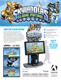 Skylanders: Cloud Patrol - Advertisement Flyer - Front Image