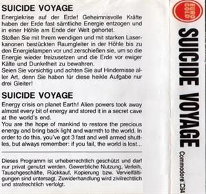 Suicide Voyage - Box - Back Image