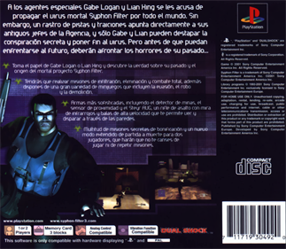 Syphon Filter 3 - Box - Back Image