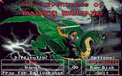 The Adventures of Maddog Williams in the Dungeons of Duridian - Screenshot - Game Title Image