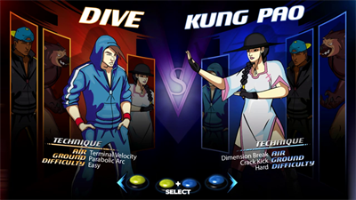 Divekick - Screenshot - Game Select Image