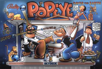 Popeye Saves the Earth - Arcade - Marquee Image