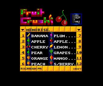 Fruit Crush - Screenshot - Game Title Image