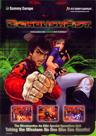 Demolish Fist - Advertisement Flyer - Front Image