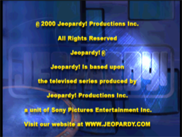 Jeopardy! 2nd Edition - Screenshot - Game Title Image