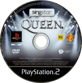 SingStar: Queen - Disc Image