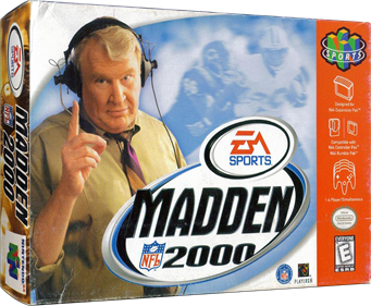 Madden NFL 2000 - Box - 3D Image