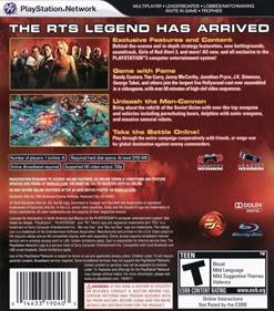 Command & Conquer: Red Alert 3 Ultimate Edition - Box - Back Image