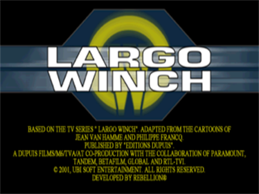 Largo Winch: Commando SAR - Screenshot - Game Title Image