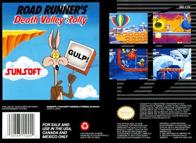 Road Runner's Death Valley Rally - Box - Back Image