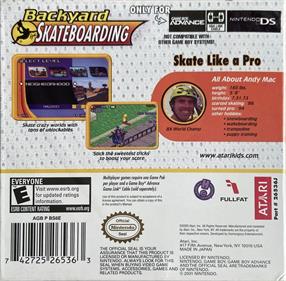 Backyard Skateboarding - Box - Back Image