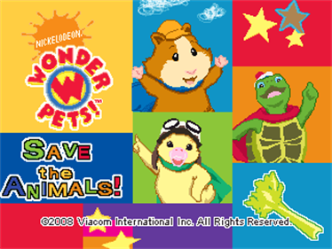 Nickelodeon Wonder Pets! Save the Animals! - Screenshot - Game Title Image
