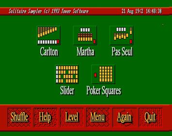 Solitaire Sampler - Screenshot - Game Title Image