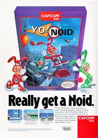 Yo! Noid - Advertisement Flyer - Front Image