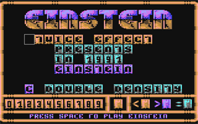 Einstein - Screenshot - Game Title Image