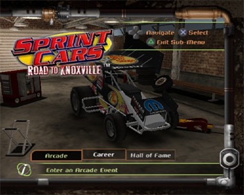 Sprint Cars: Road to Knoxville - Screenshot - Game Title Image