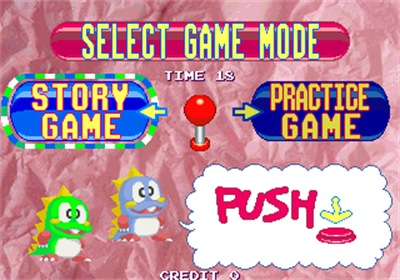 Bubble Memories: The Story of Bubble Bobble III - Screenshot - Game Select Image