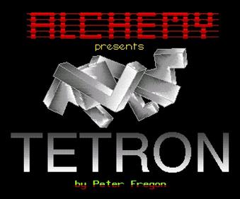 Tetron - Screenshot - Game Title Image