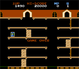 Mappy - Screenshot - Game Over Image
