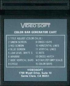 Color Bar Generator - Cart - Front Image