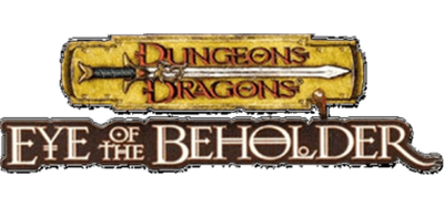 Dungeons & Dragons: Eye of the Beholder - Clear Logo Image