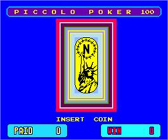 Piccolo Poker 100 - Screenshot - Game Title Image