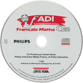 ADI Accompagnement Scolaire: Francais-Maths CE2 - Disc Image