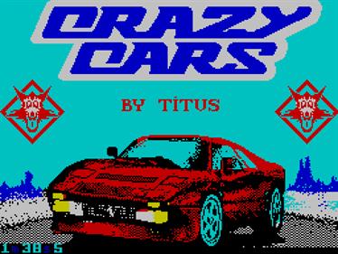 Crazy Cars  - Screenshot - Game Title Image