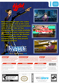 Phoenix Wright: Ace Attorney - Box - Back Image