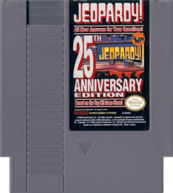 Jeopardy! 25th Anniversary Edition - Cart - Front Image