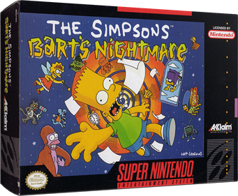 The Simpsons: Bart's Nightmare - Box - 3D Image
