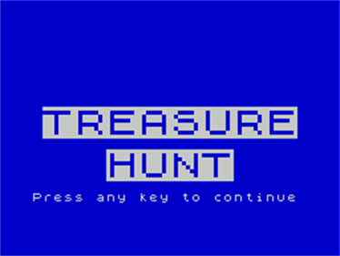 Treasure Hunt  - Screenshot - Game Title Image