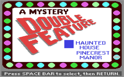 Double Feature: Haunted House - Screenshot - Game Title Image