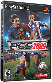 PES 2009: Pro Evolution Soccer - Box - 3D Image