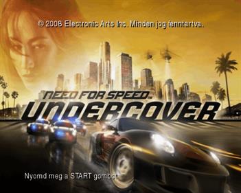 Need for Speed: Undercover - Screenshot - Game Title Image