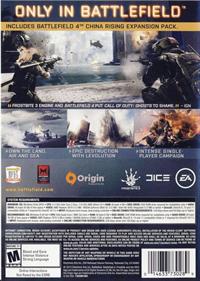 Battlefield 4 - Box - Back Image