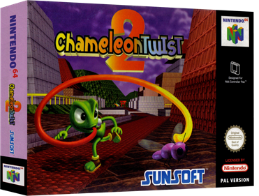 Chameleon Twist 2 - Box - 3D Image