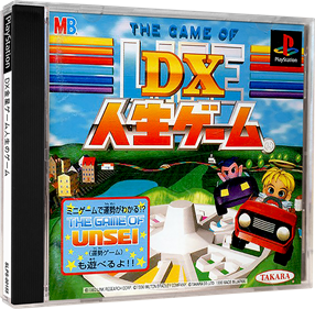 DX Jinsei Game: The Game of Life - Box - 3D Image
