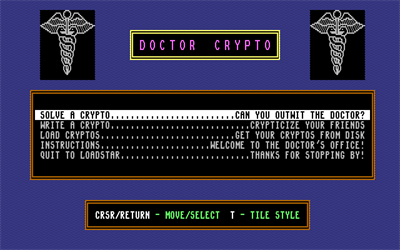 Doctor Crypto - Screenshot - Game Title Image