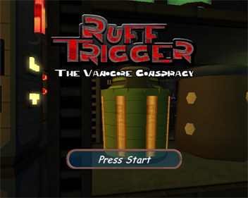 Ruff Trigger: The Vanocore Conspiracy - Screenshot - Game Title Image