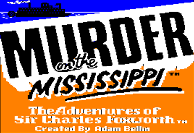 Murder on the Mississippi - Screenshot - Game Title Image