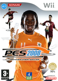 PES 2008: Pro Evolution Soccer - Box - Front Image