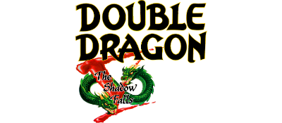 Double Dragon V: The Shadow Falls - Clear Logo Image