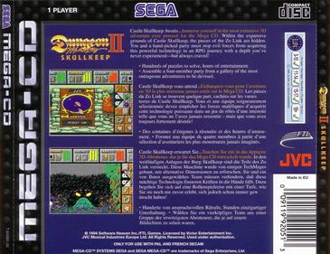 Dungeon Master II: Skullkeep - Box - Back Image