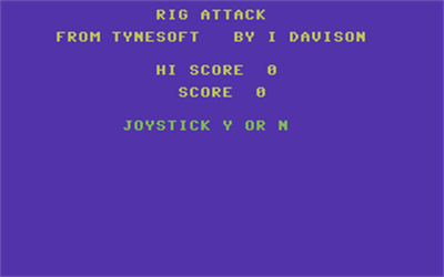 Rig Attack - Screenshot - Game Title Image