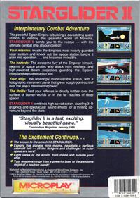 Starglider II - Box - Back Image