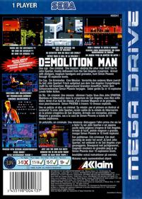 Demolition Man - Box - Back Image