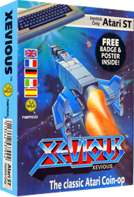 Xevious - Box - 3D Image