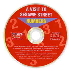 A Visit to Sesame Street: Numbers - Disc Image